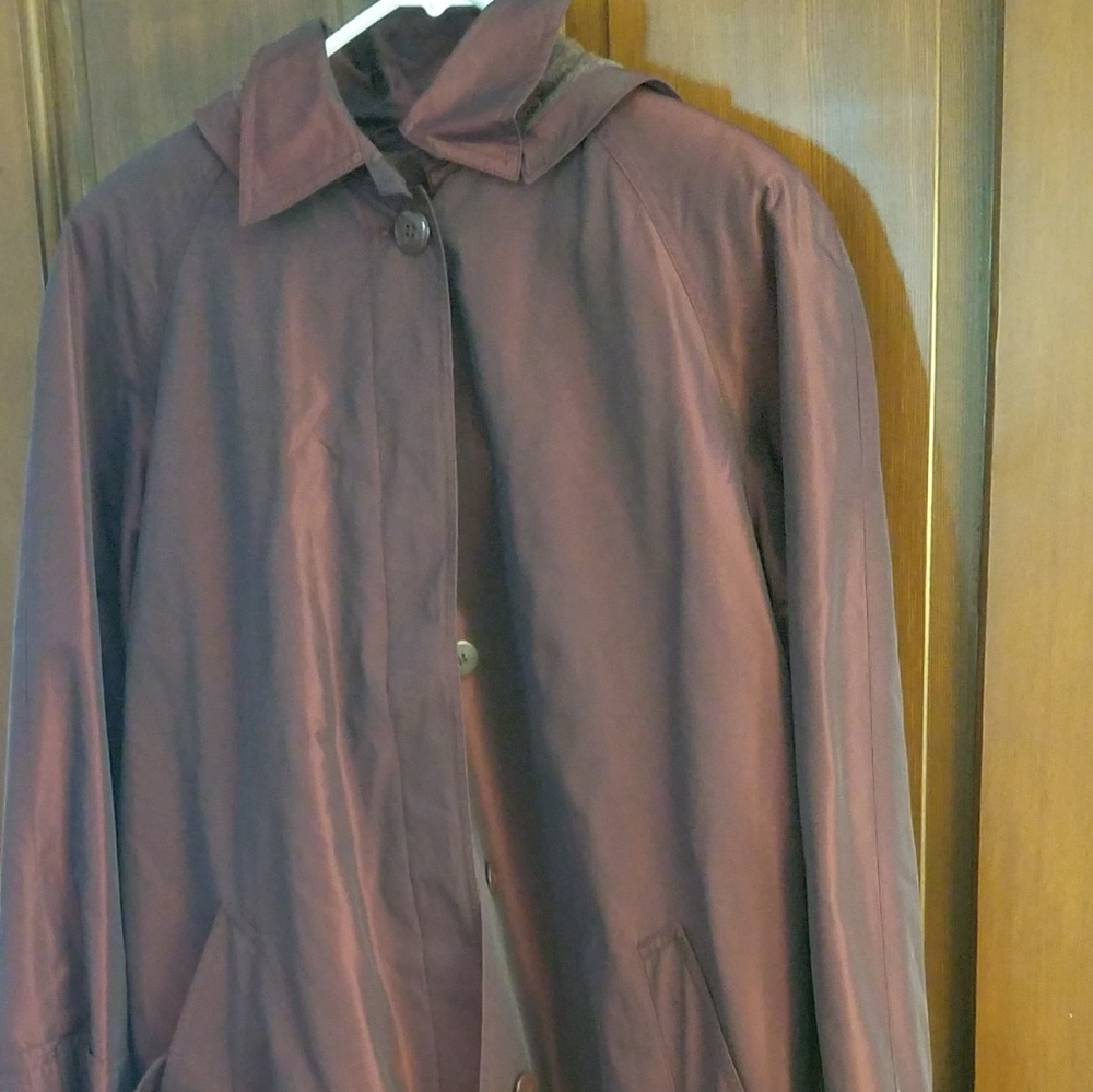 New, Full length Raincoat With Belt Zip-Out Lining